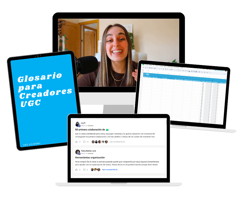 Curso Experto UGC, formación para creadores de contenido profesionales de UGC Academy