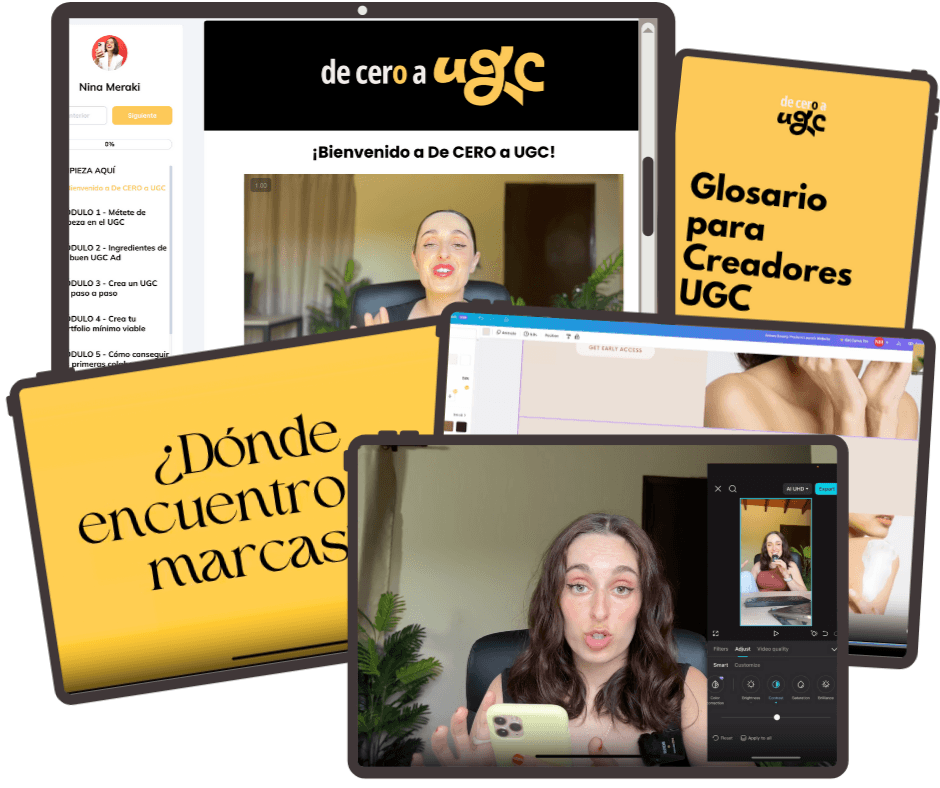 Curso Experto UGC, formación para creadores de contenido profesionales de UGC Academy