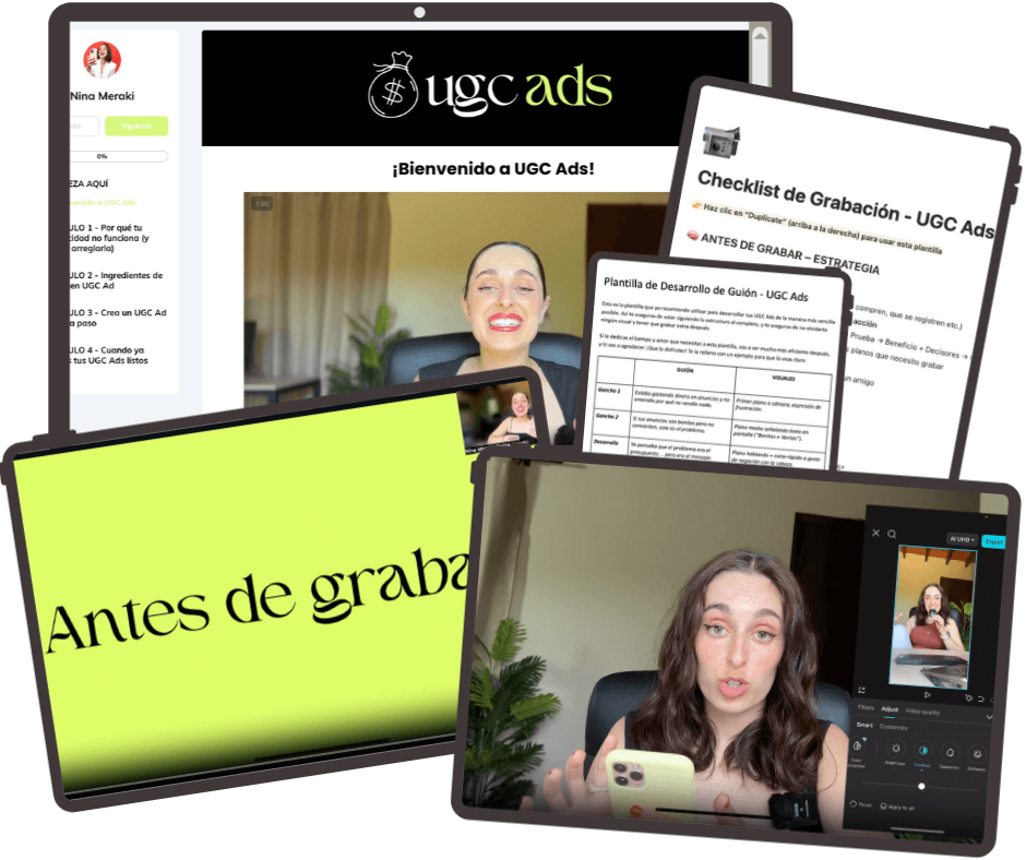 Curso Experto UGC, formación para creadores de contenido profesionales de UGC Academy
