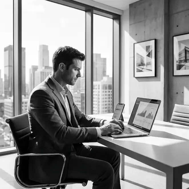 Interface d'un outil de veille et flux RSS sur écran d'ordinateur