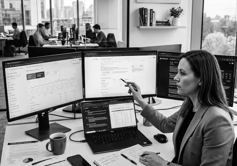 Audit SEO IA &ndash; visibilit&eacute; ChatGPT Perplexity Gemini 2026