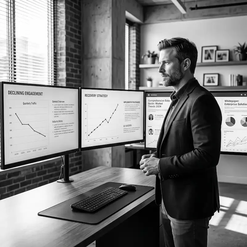 EEAT SEO : étude de cas de chute et reprise du trafic organique B2B