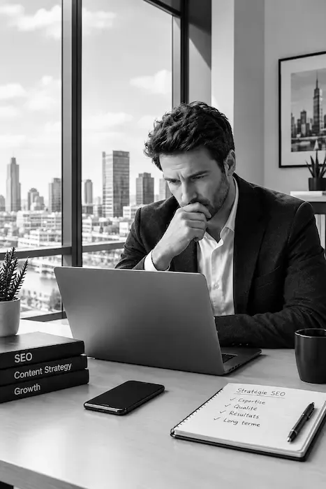 Externaliser sa rédaction SEO : comparaison entre un contenu low-cost générique et un contenu B2B structuré par un partenaire spécialisé