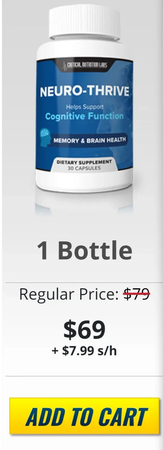 Order Now Neuro-Thrive 1 bottle