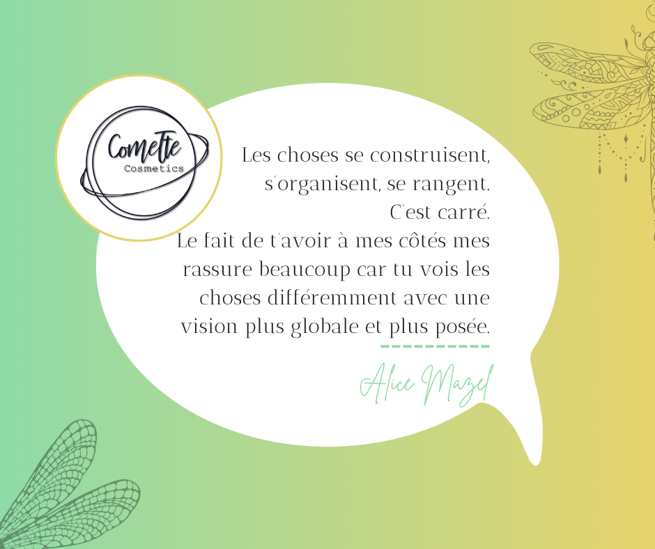 Témoignage Comette Cosmetics