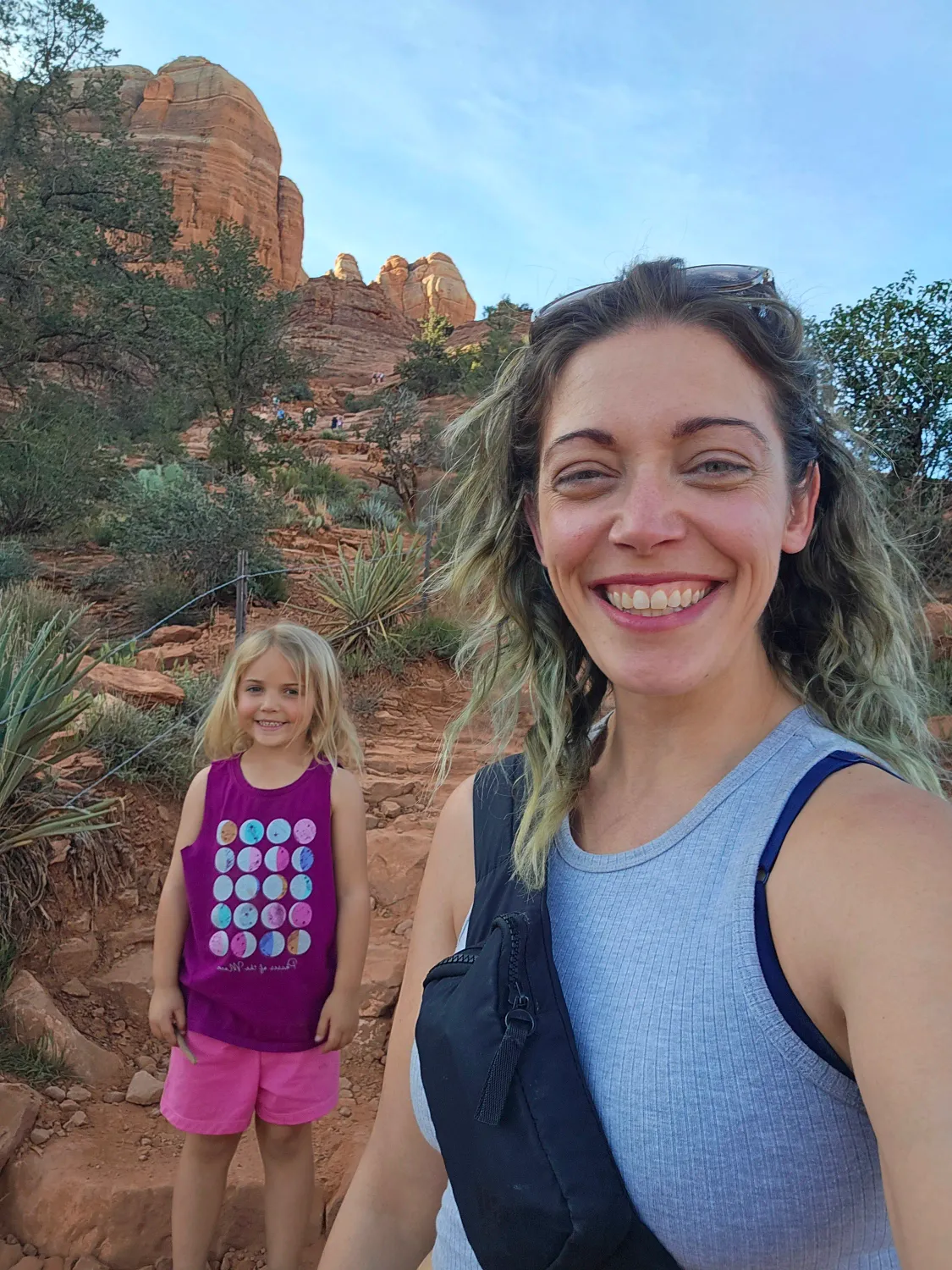 Alyssa and Emi in Sedona