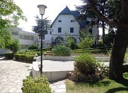 Espacio exterior del taller en Los Molinos
