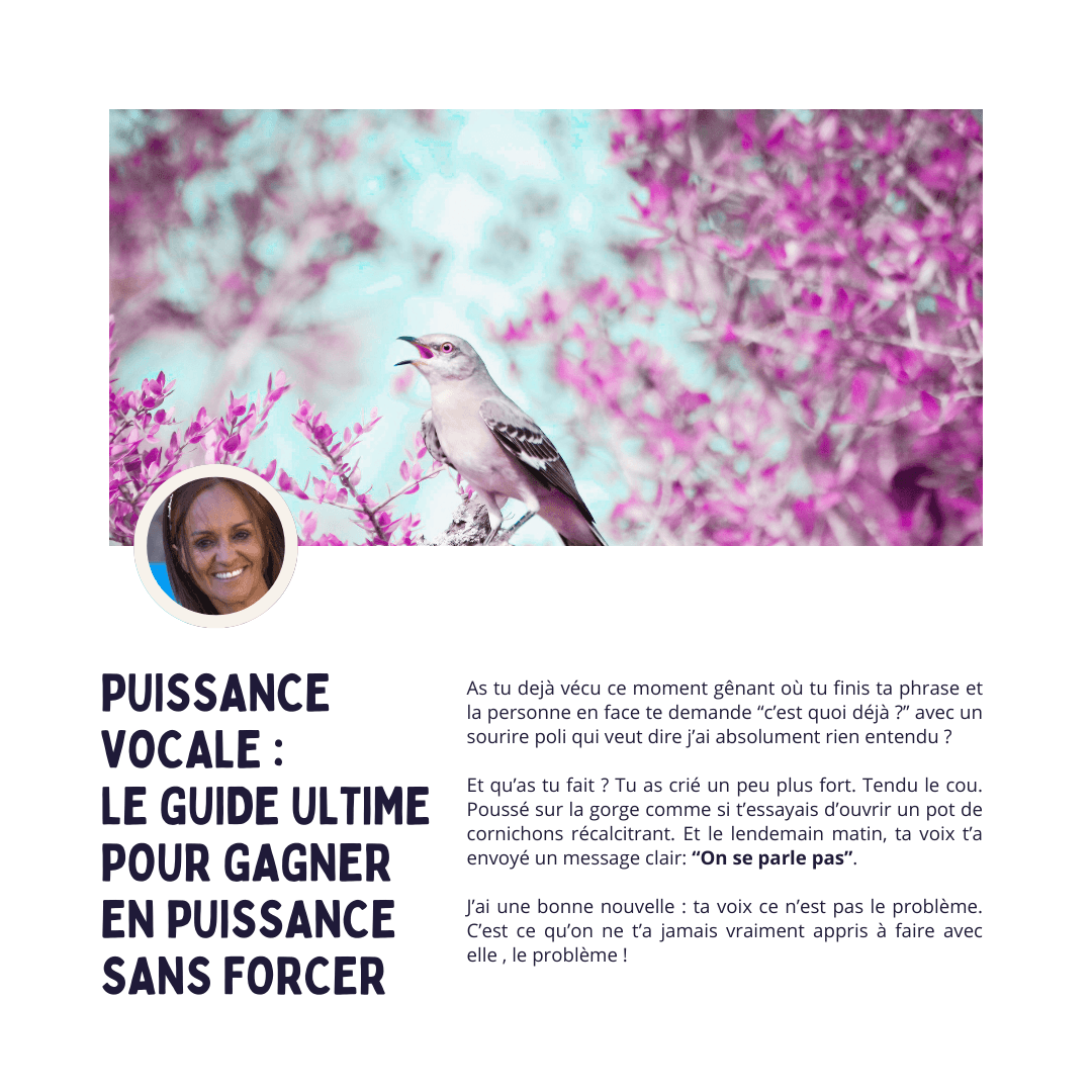 Puissance vocale : gagner en puissance sans forcer