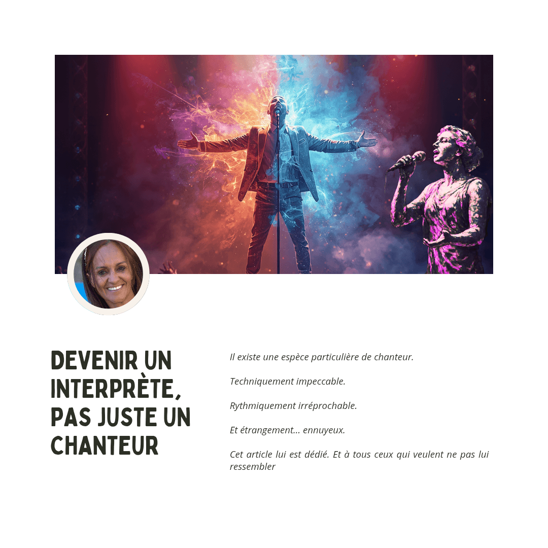 Devenir un interprète, pas juste un chanteur – Magali Sublime Ta Voix