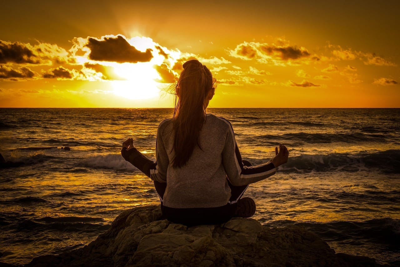 Meditation soleil levant