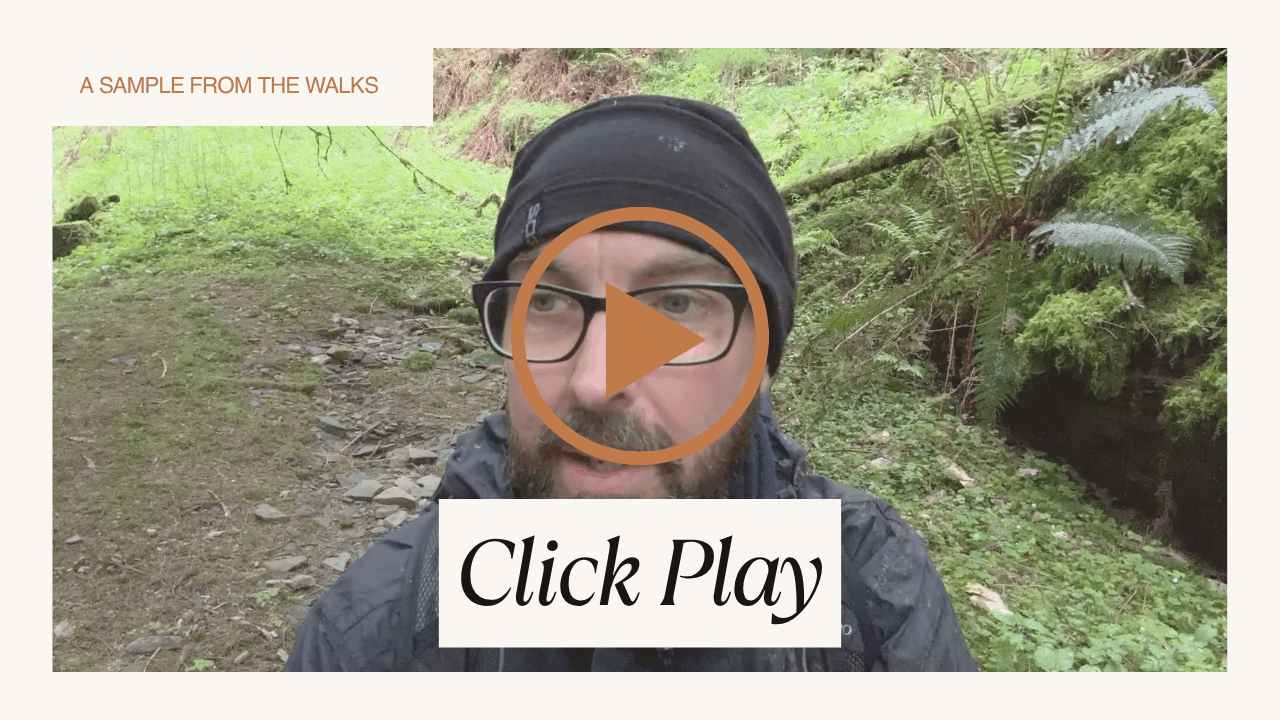 Jon on a walk, module three