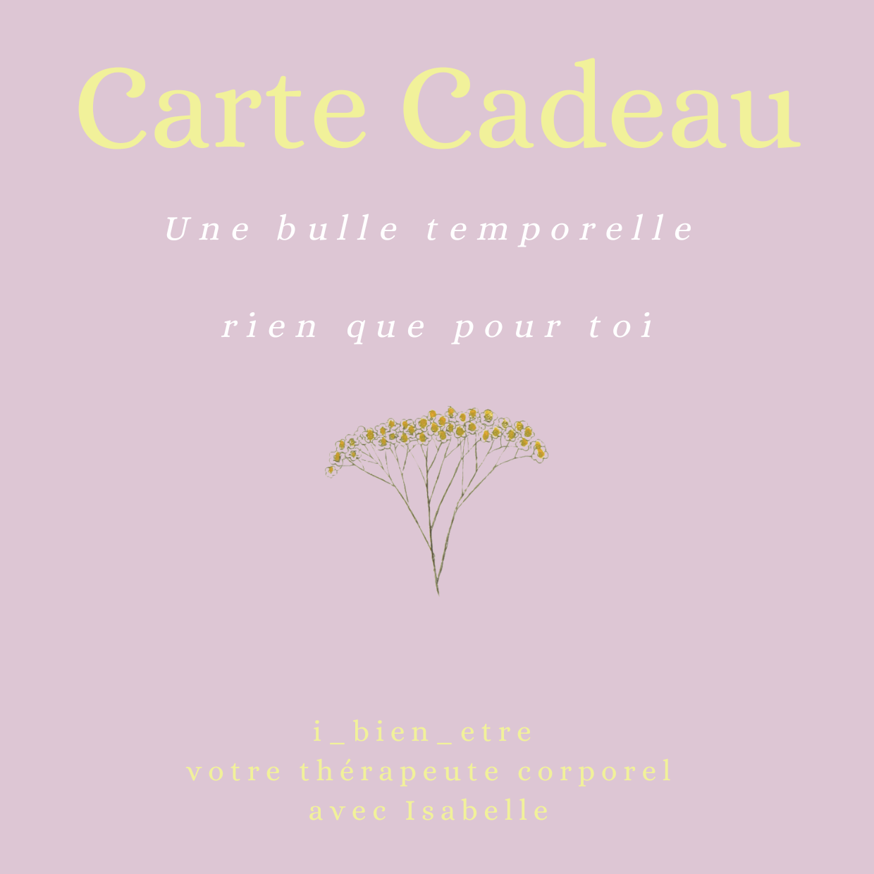 Carte Cadeau Soins Madérothérapie et Drainage Lymphatique 100€