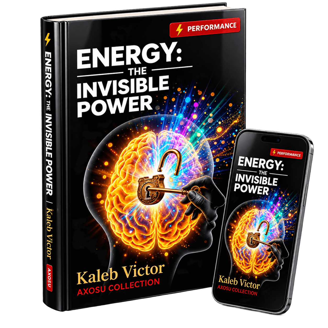 ENERGY: THE INVISIBLE POWER — book and mobile edition mockup