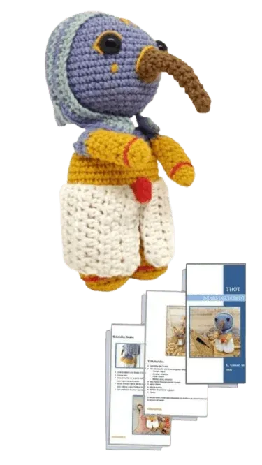 patron amigurumi de thot egipto