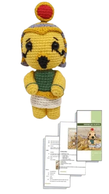 patron amigurumi dios ra egipto
