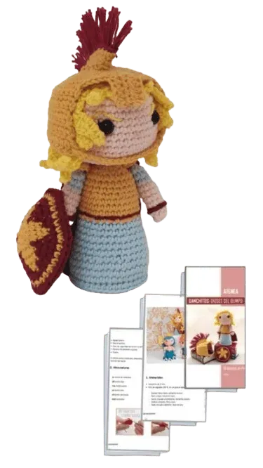 patron amigurumi atenea