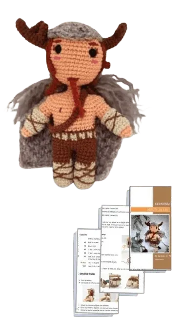 patron amigurumi cernunnos celta