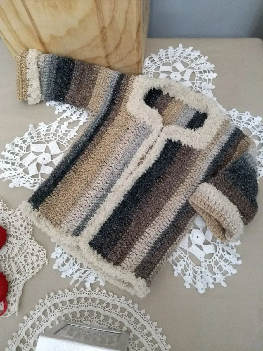 jersey de ganchillo para bebe