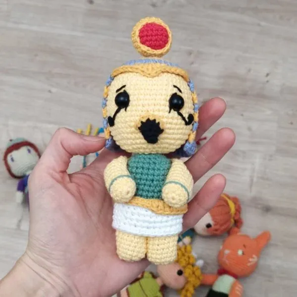 patron amigurumi dios egipto ra