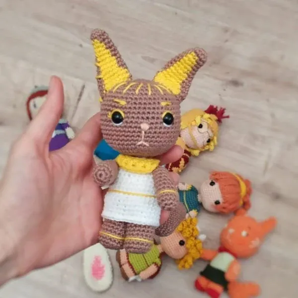 patron amigurumi dios bastet