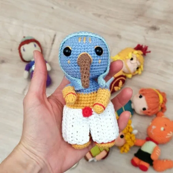 patron amigurumi dios thot