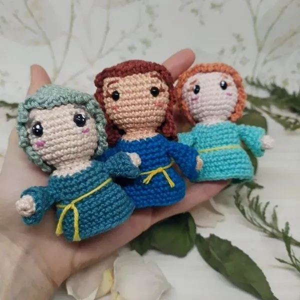 patron amigurumi dios la triada