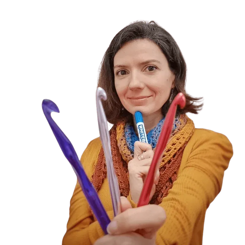 diseñadora y profesora de ganchillo mery