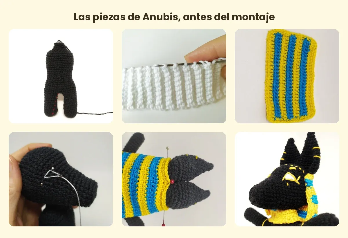 pezas del amigurumi de anumis