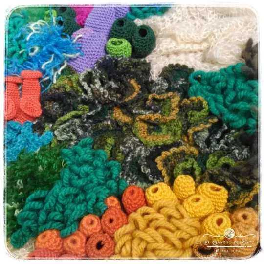 coral a ganchillo avanzado