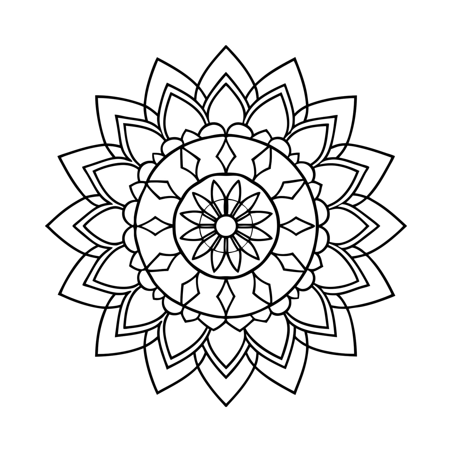 Mandala intermediaire