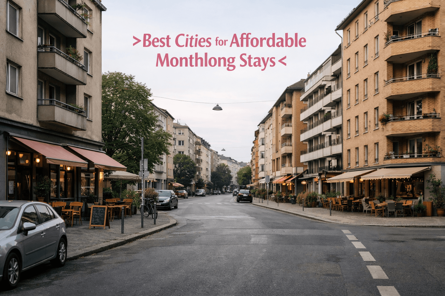 Affordable stays in charming streetscapes