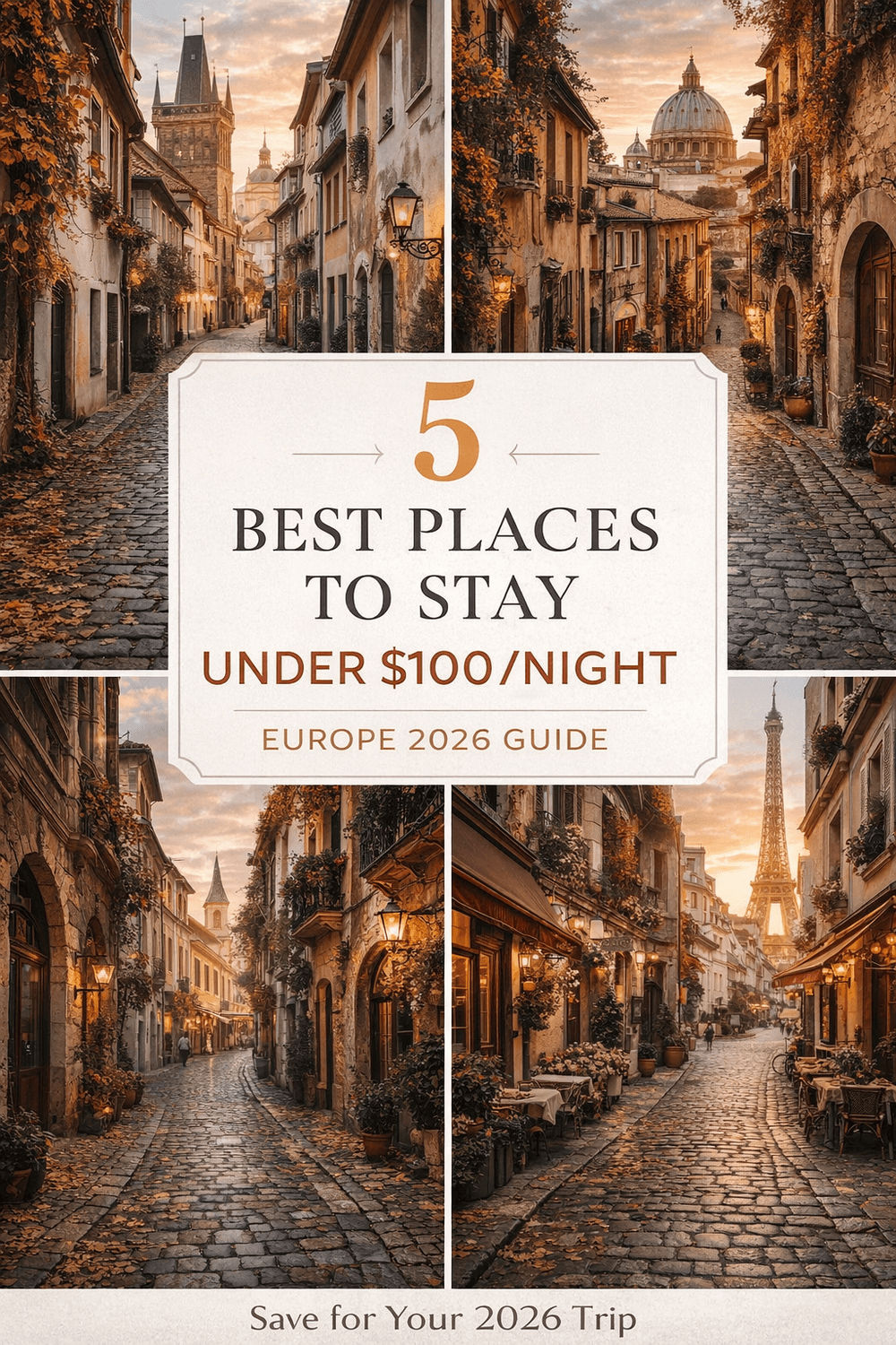 5 best budget stays in Europe