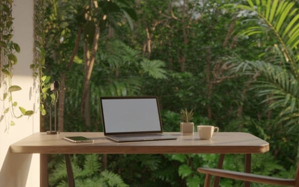 Ubud Bali quiet guesthouse for remote work
