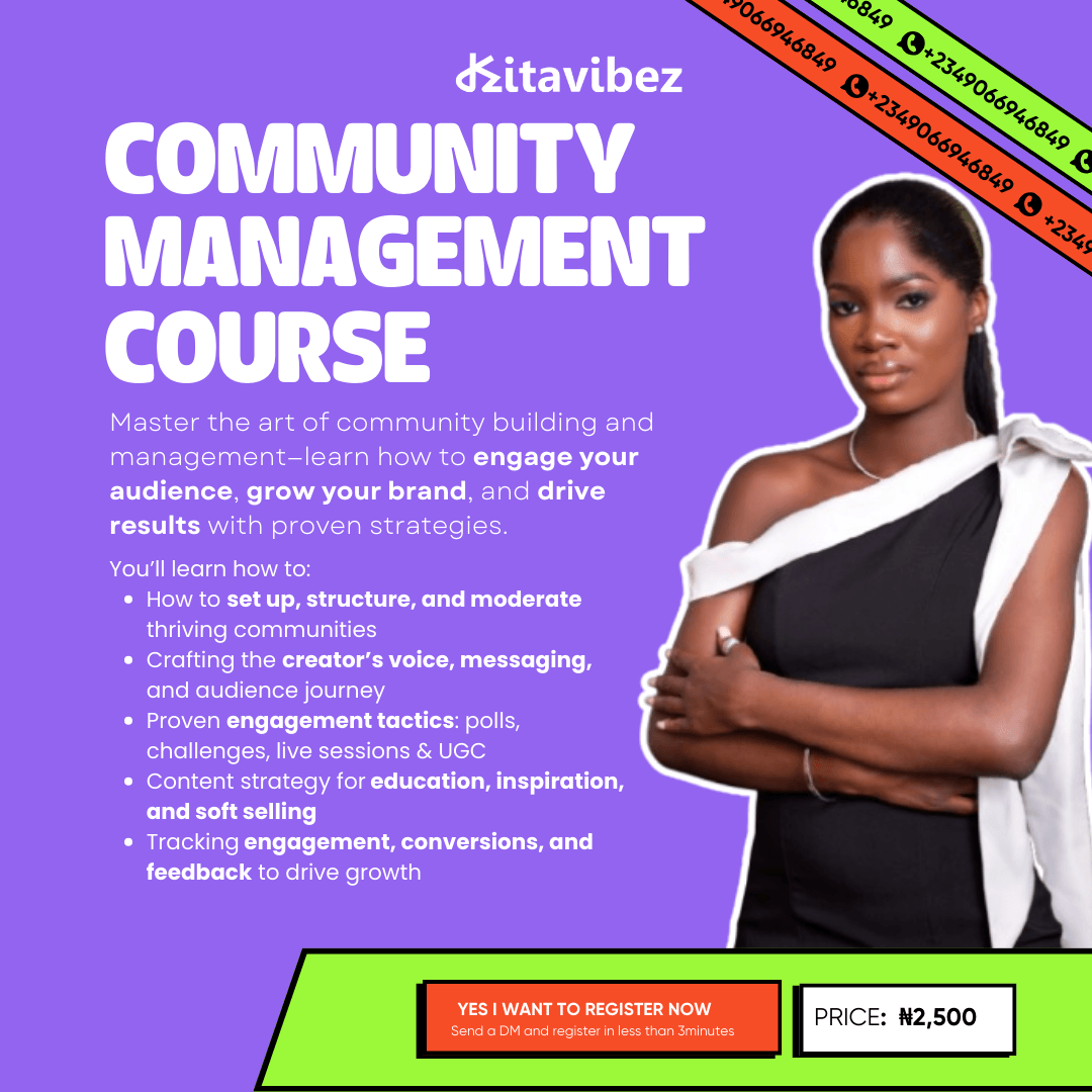 COMMUNITY MANAGEMENT COURSE