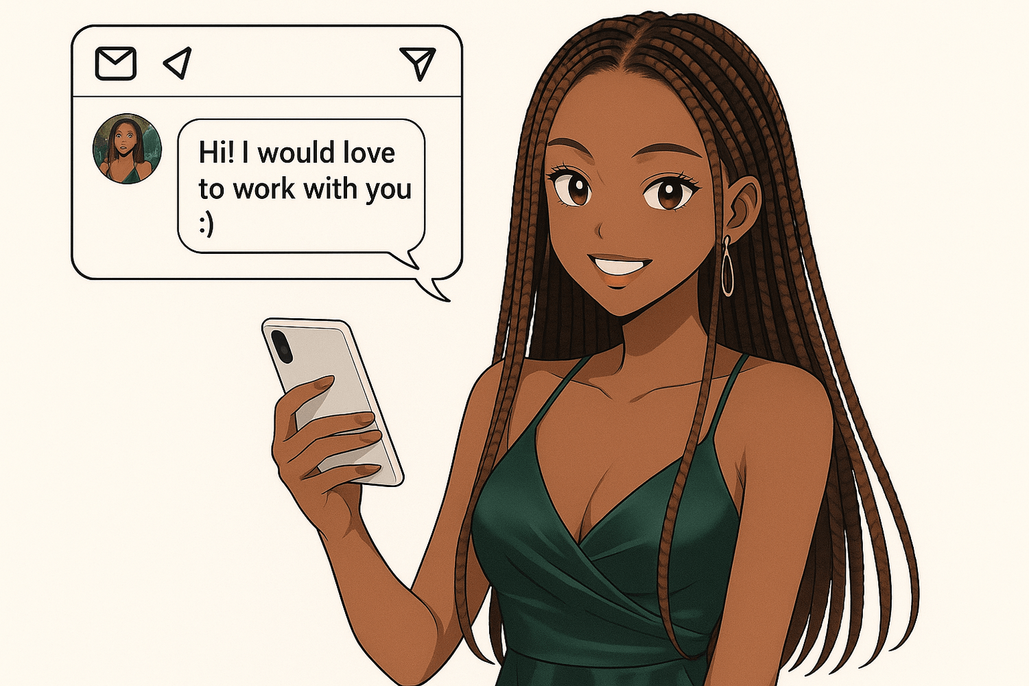 Nigerian freelancer doing cold Dms