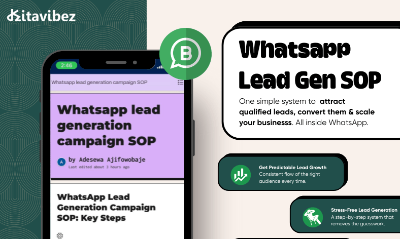 WhatsApp Lead Generation SOP