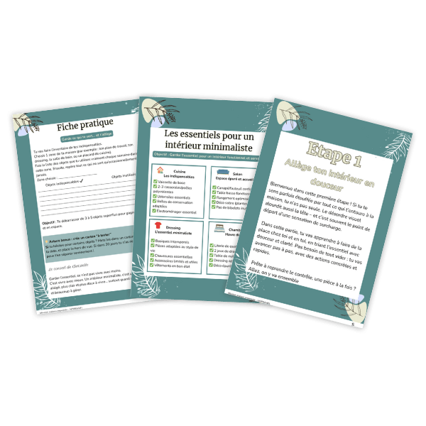 Etape 1 allégez son intérieur