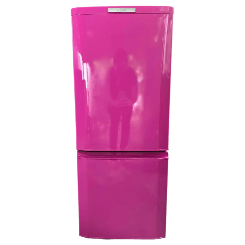 Mitsubishi Pink 6 cu ft Bottom Freezer refrigerator