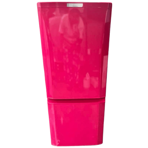 Mitsubishi Fuscha Pink 6 cu ft Bottom Freezer refrigerator