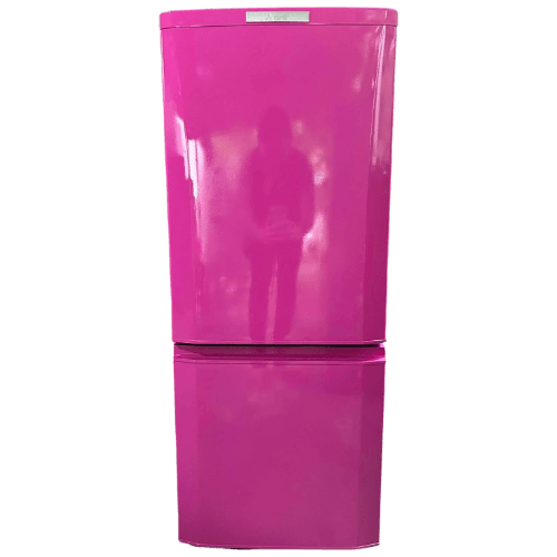Mitsubishi Pink 6 cu ft Bottom Freezer refrigerator