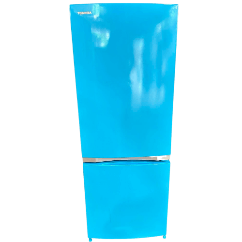 Toshiba Aqua Blue 7 cu ft Bottom Freezer refrigerator