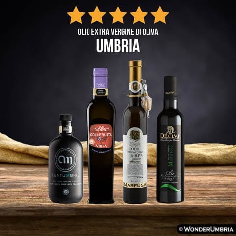 oli extra vergine di oliva umbri
