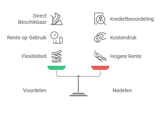 Voordelen en nadelen van een Kredietrekening