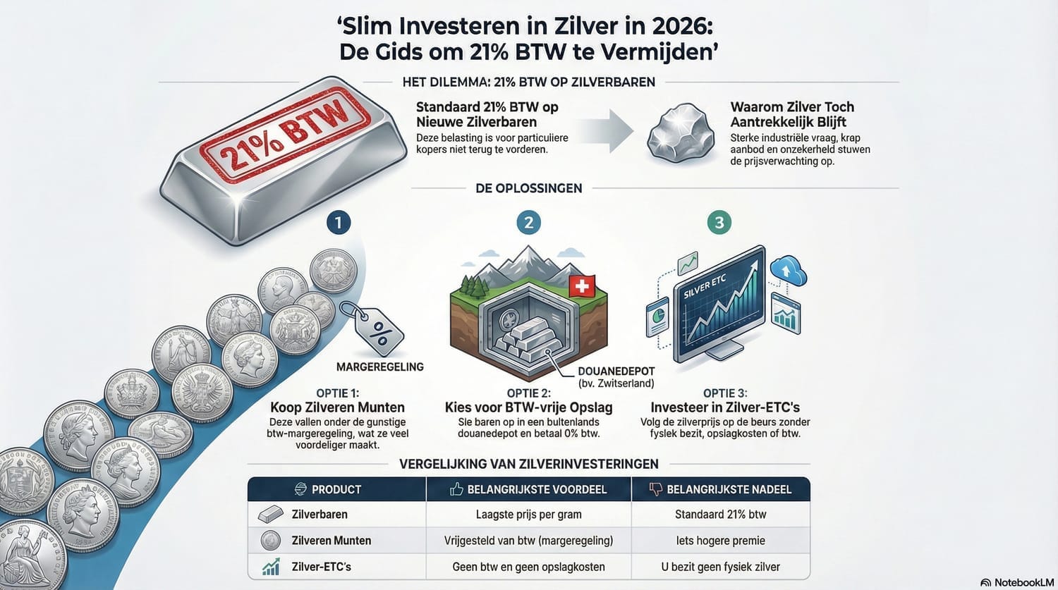 Investeren in zilveren baren 2026