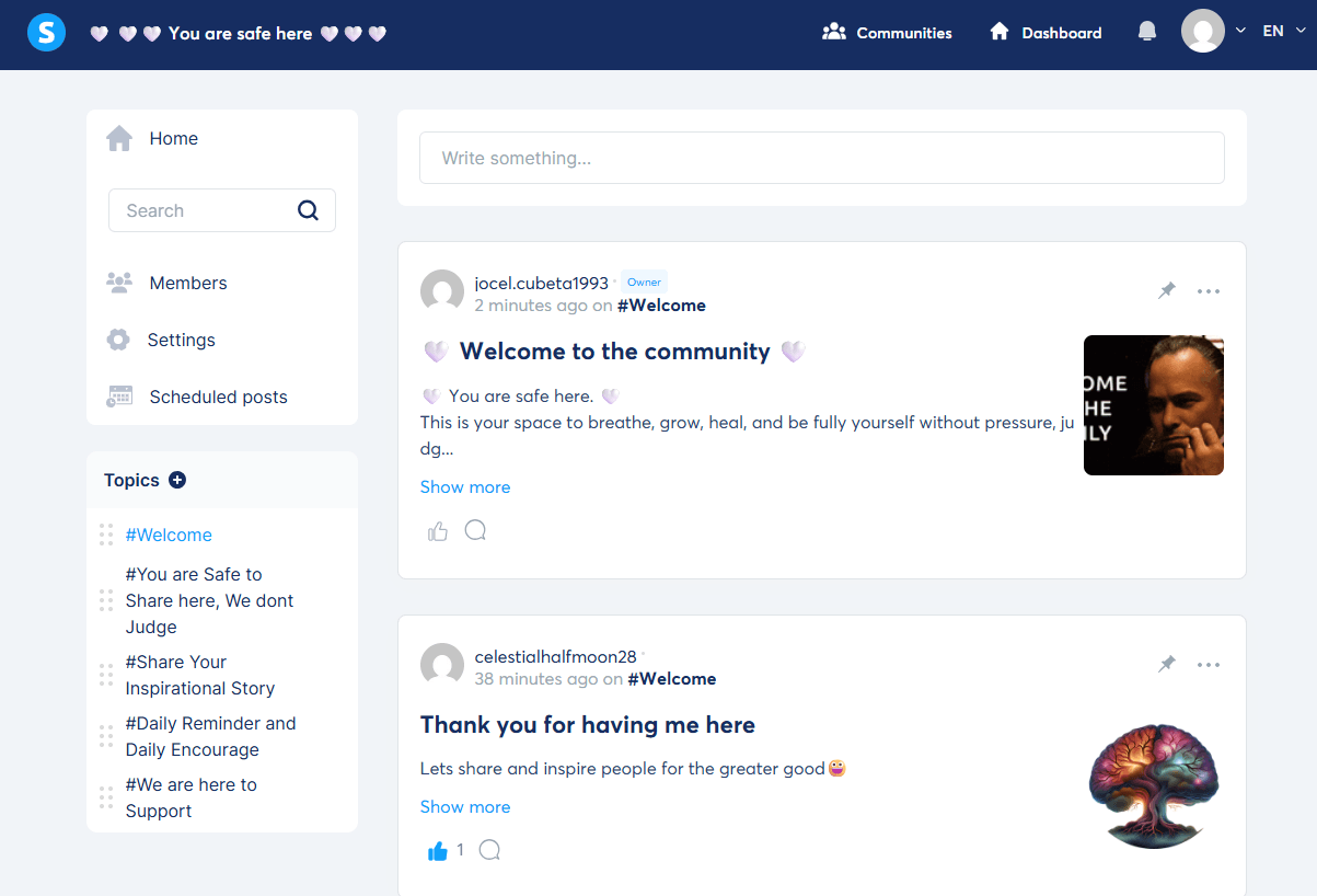 My Community in Systeme.io CRM
