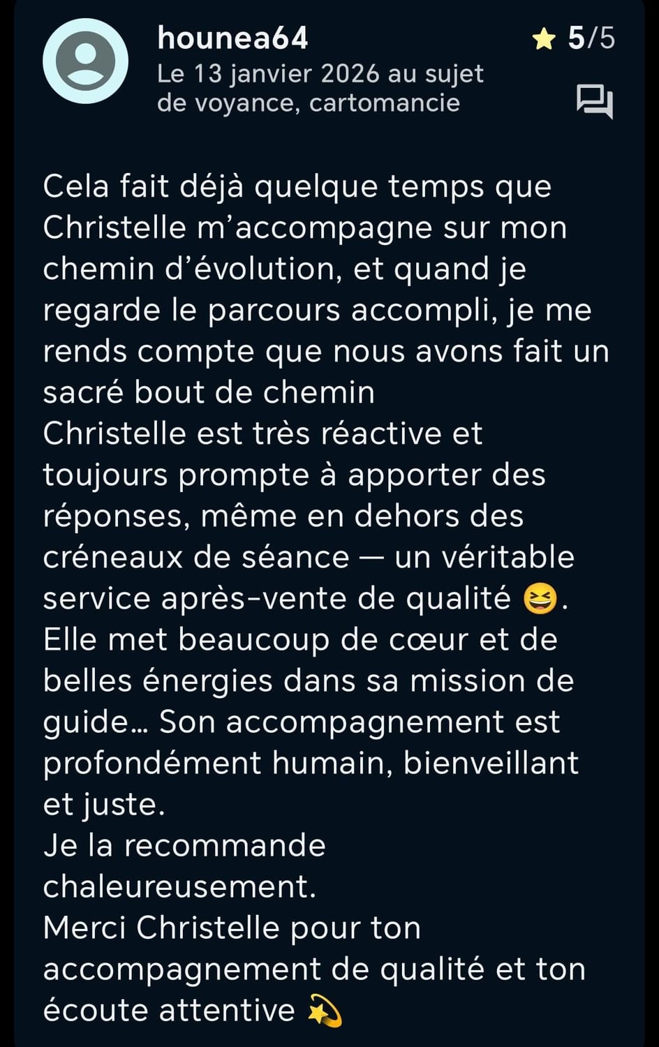 Témoignage