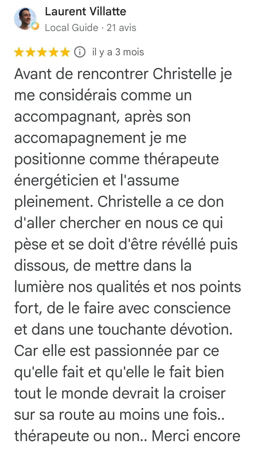 Témoignage