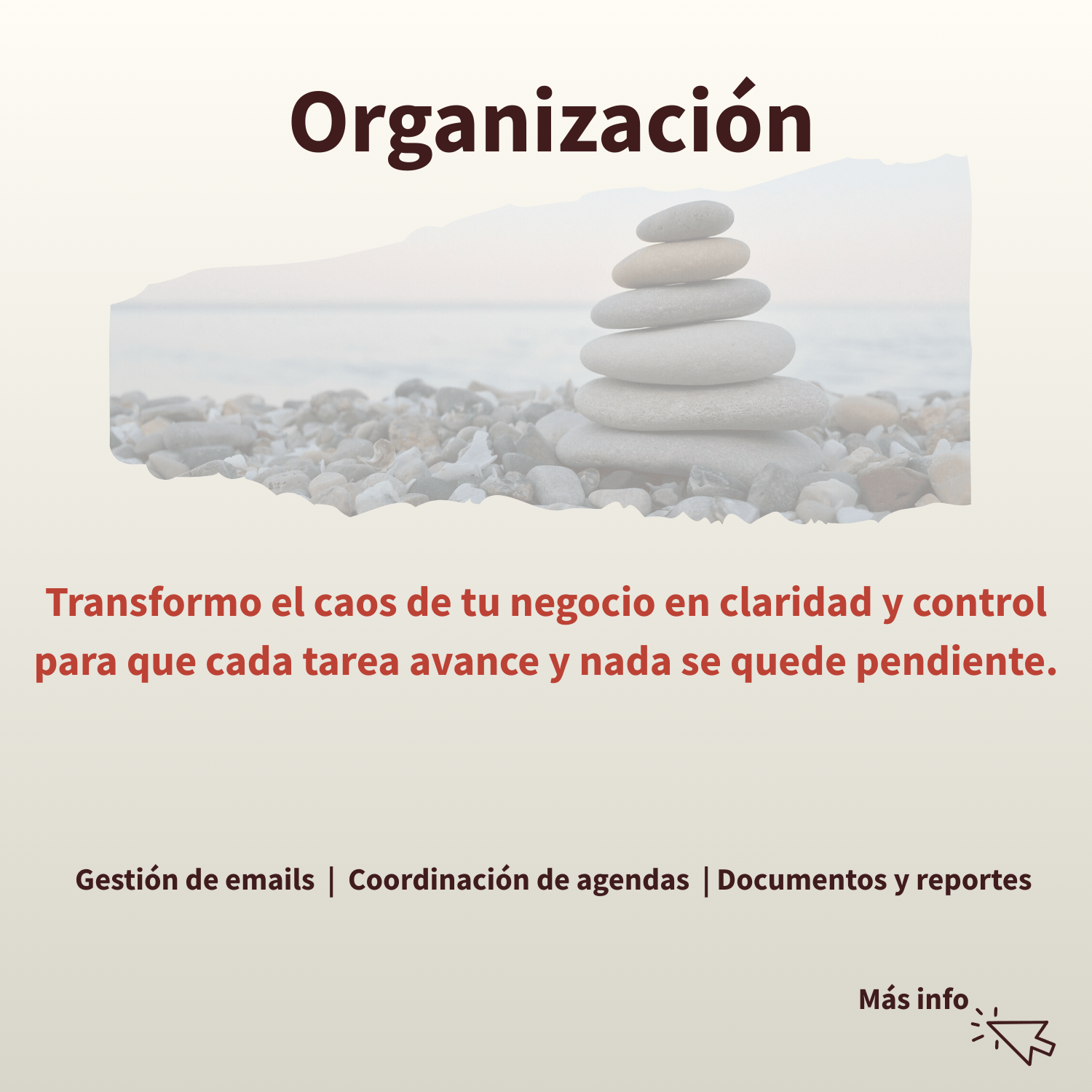 Más info