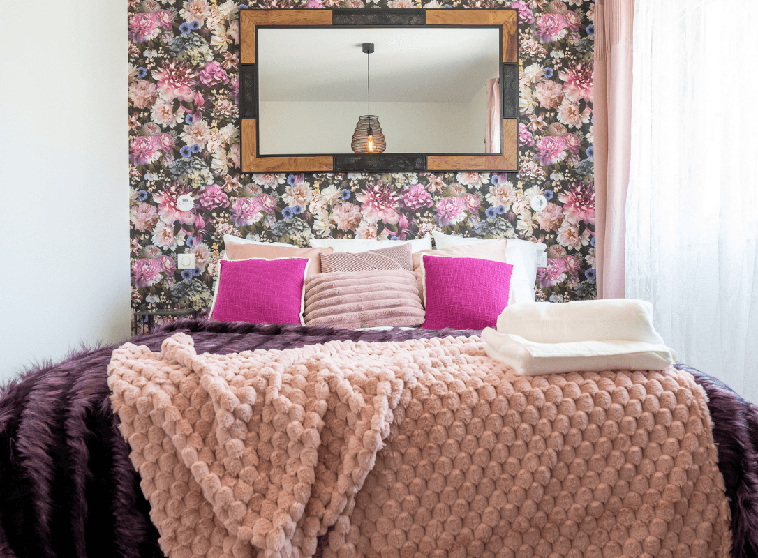 L'une de nos chambres "La Florale"