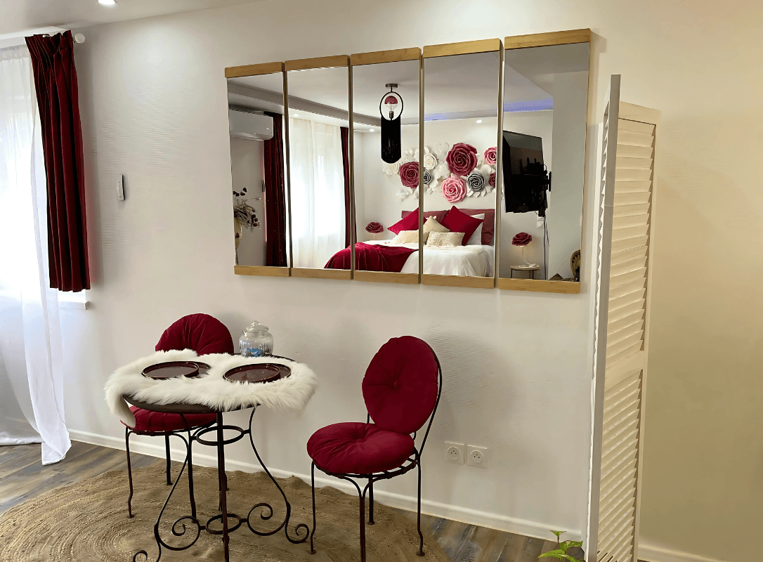 Suite romantique le coin repas